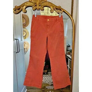 Tory Burch Women's Size 28 Coral High Rise Flare Jeans